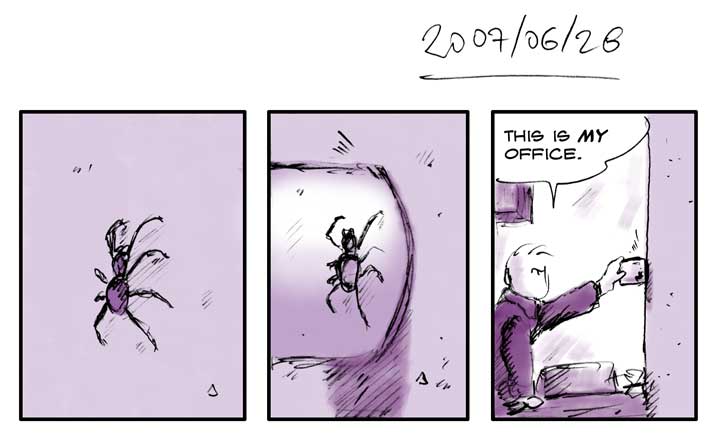 Spiders, out!