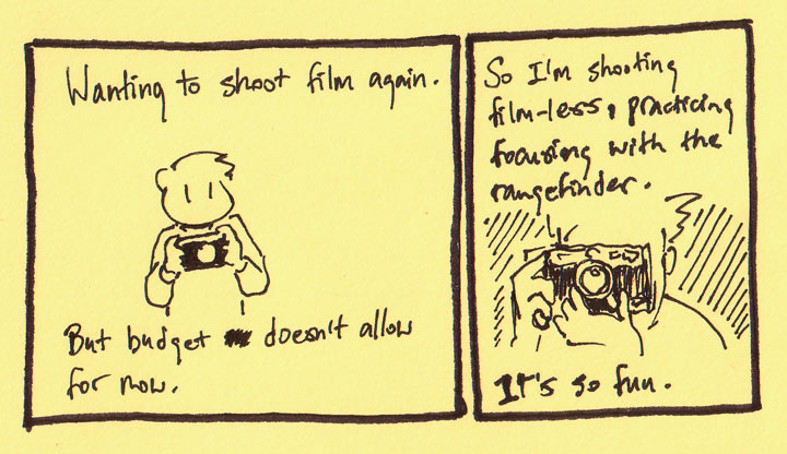 Shooting film-less