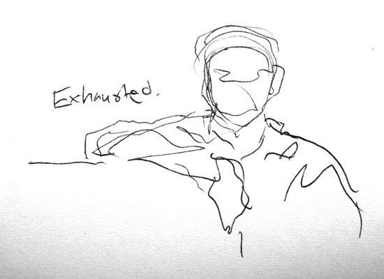 Exhausted