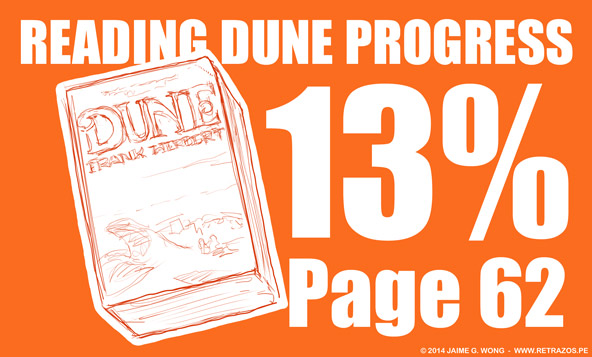 Reading Dune progress: 13%
