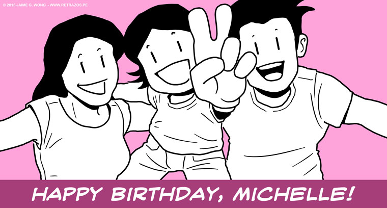 Happy birthday, Michelle!