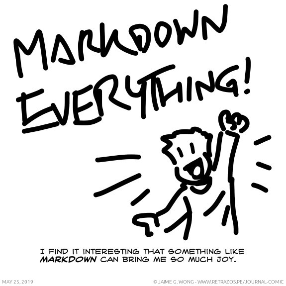 Markdown everything!