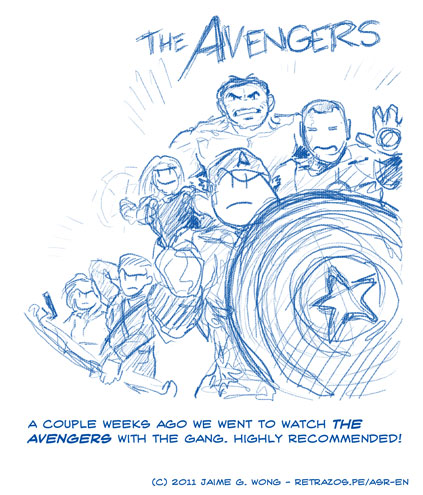 We went to see The Avengers