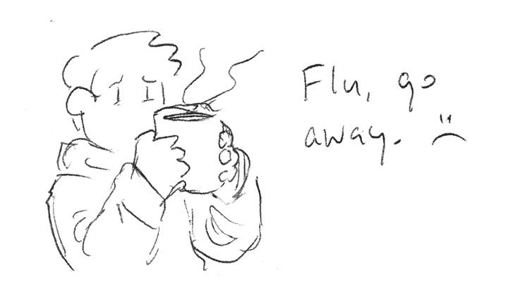 Flu, go away!