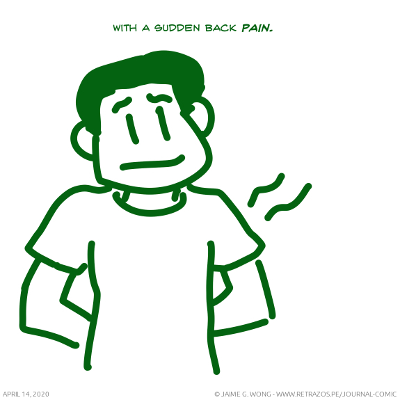 Sudden back pain